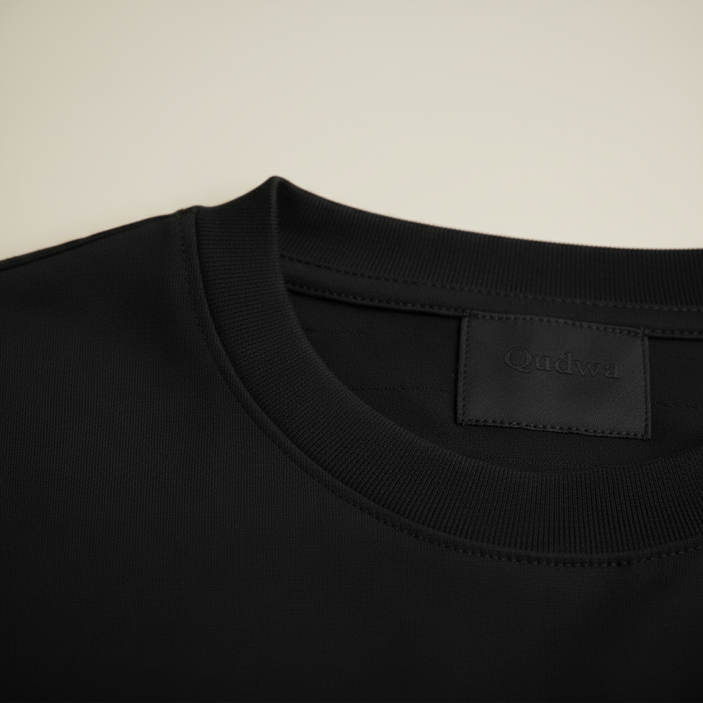 Oversize Black — Fabric Detail