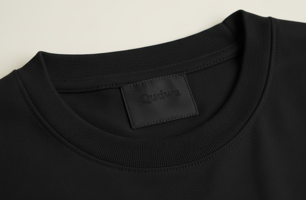 Oversize Black — Fabric Detail
