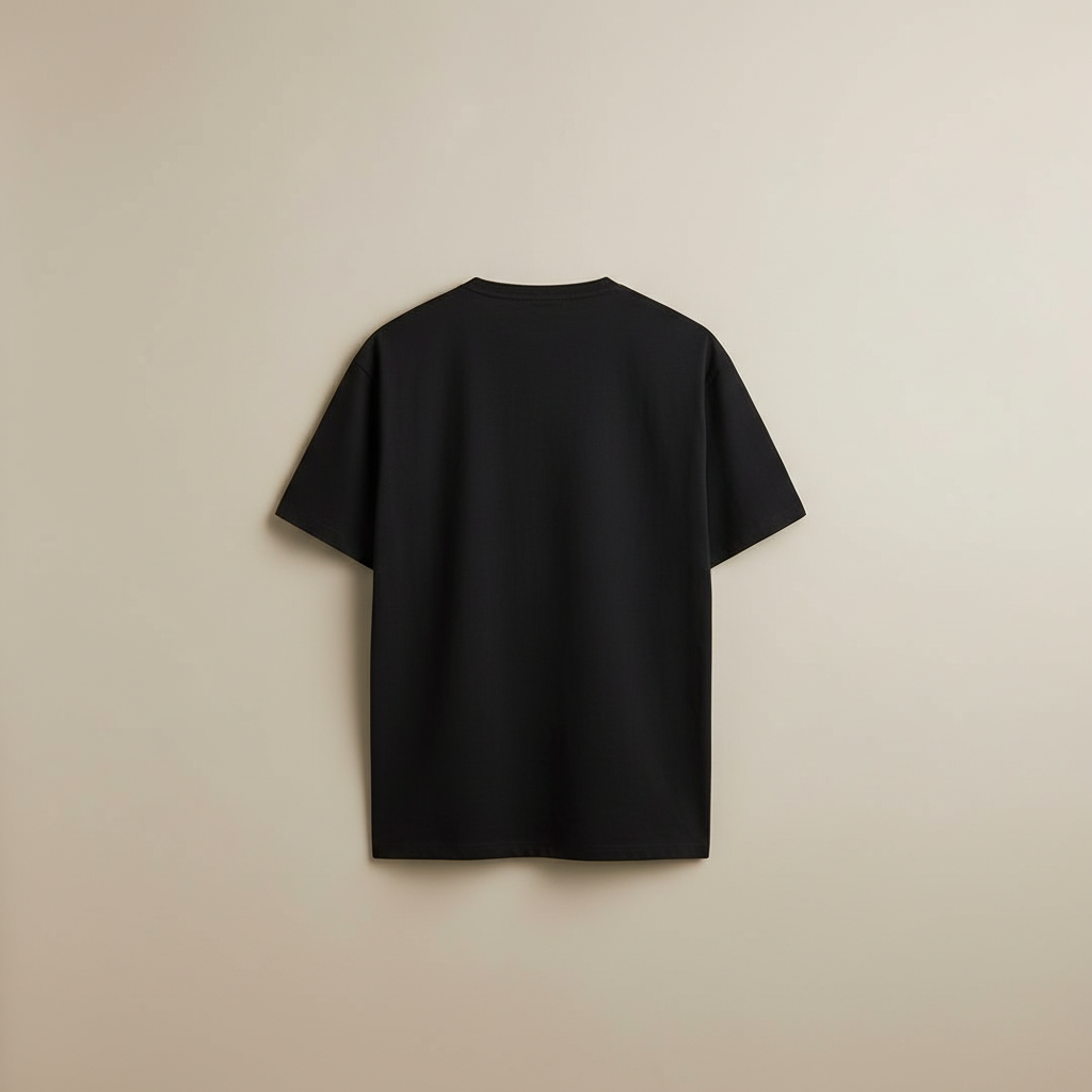 Oversize Black — Flat Back