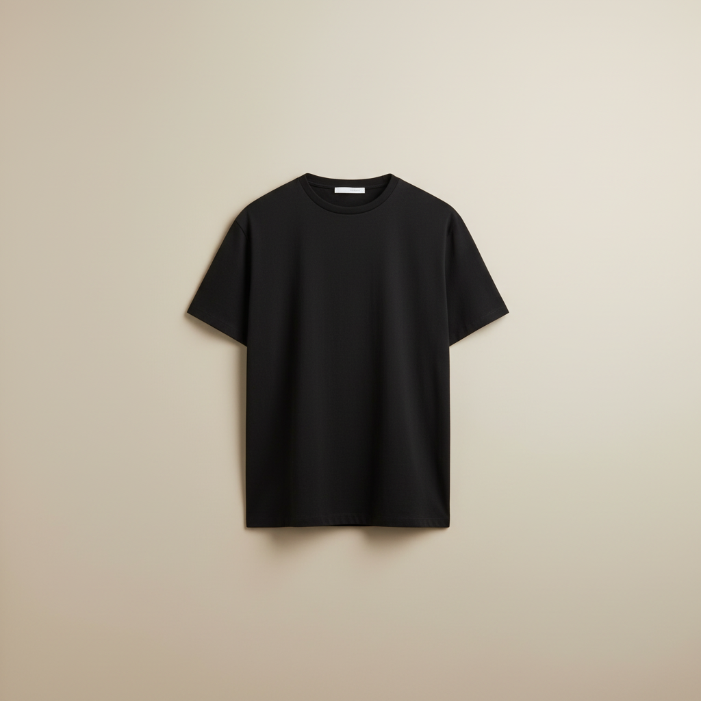 Oversize Black — Flat Front