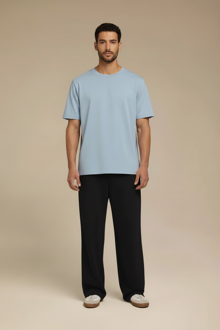 Oversize Pastel Blue — Frontale
