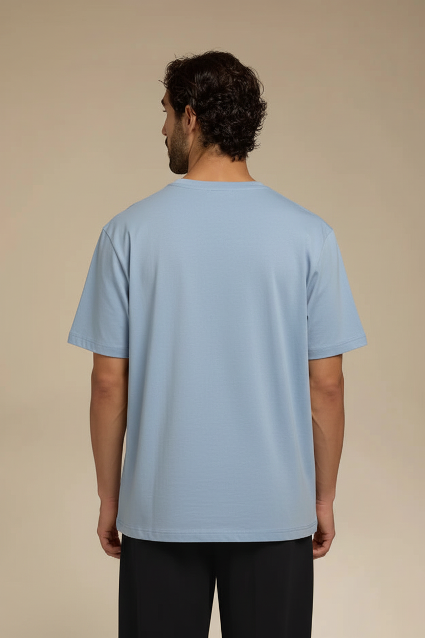 Oversize Pastel Blue — Retro