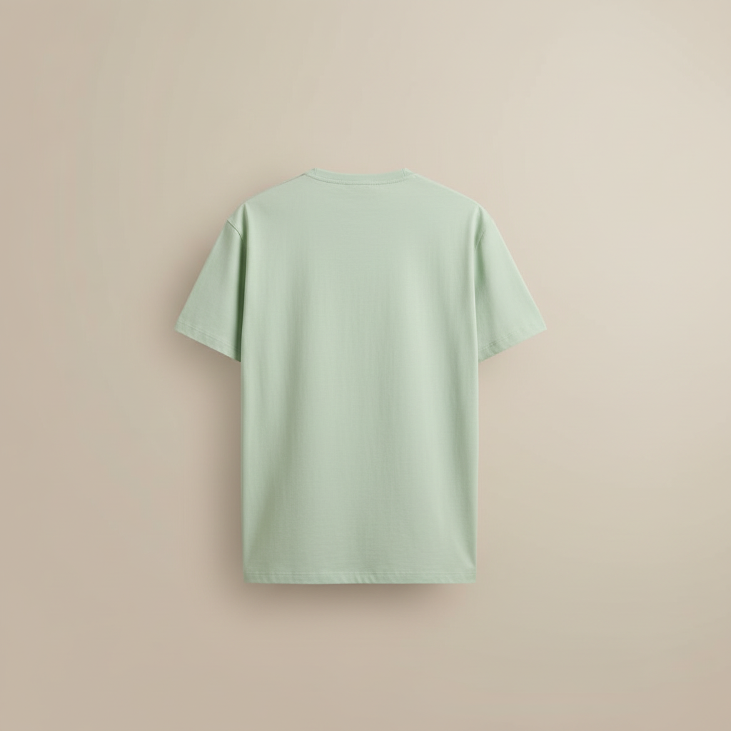 Oversize Pastel Green — Flat Back