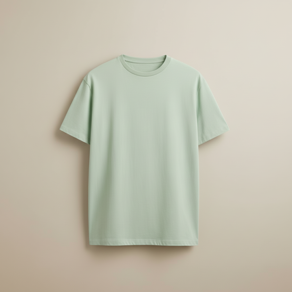 Oversize Pastel Green — Flat Front