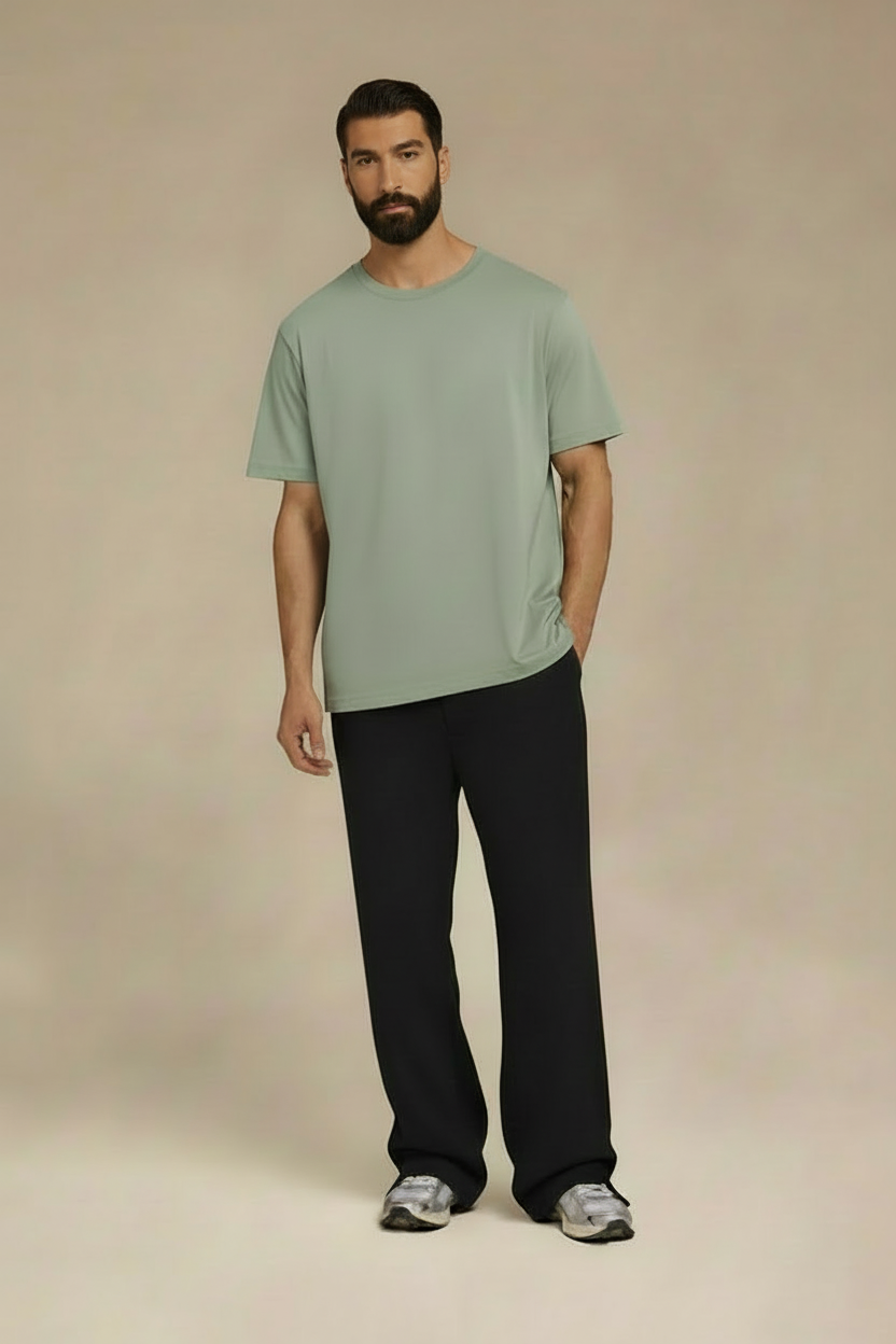 Oversize Pastel Green — Frontale