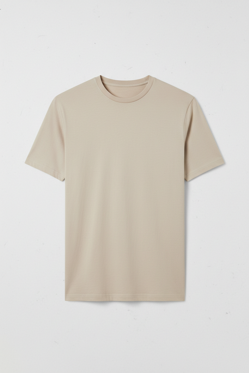 T-shirt beige pastello